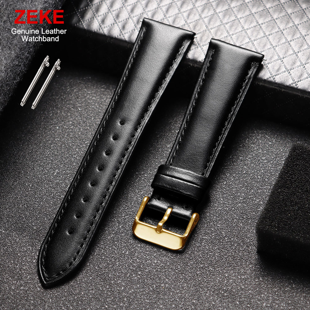 Suede Strap Watch - Echt lederen horlogeband 12 mm 14