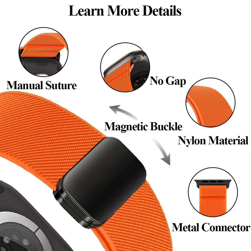 Nylon band met lus voor Apple  - Milanese Loop Magnetic recensie en prijs