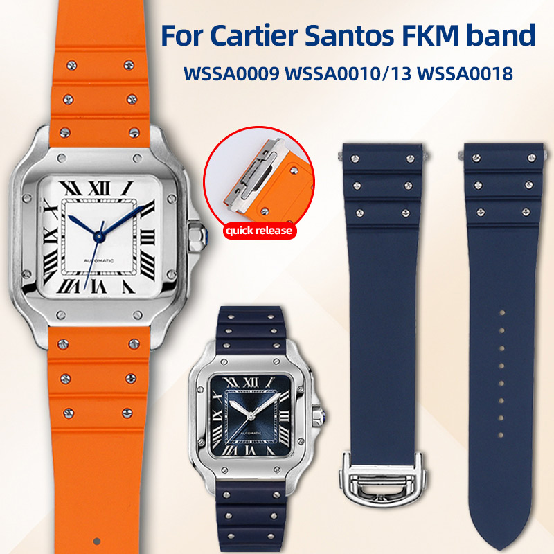 19mm 21mm Voor Cartier Santos  - Suede Strap Watch recensie en prijs