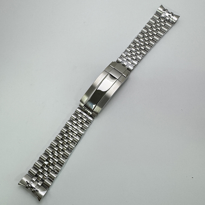 Oyster/Jubilee armband zilver  - Curved Spring Bar recensie en prijs