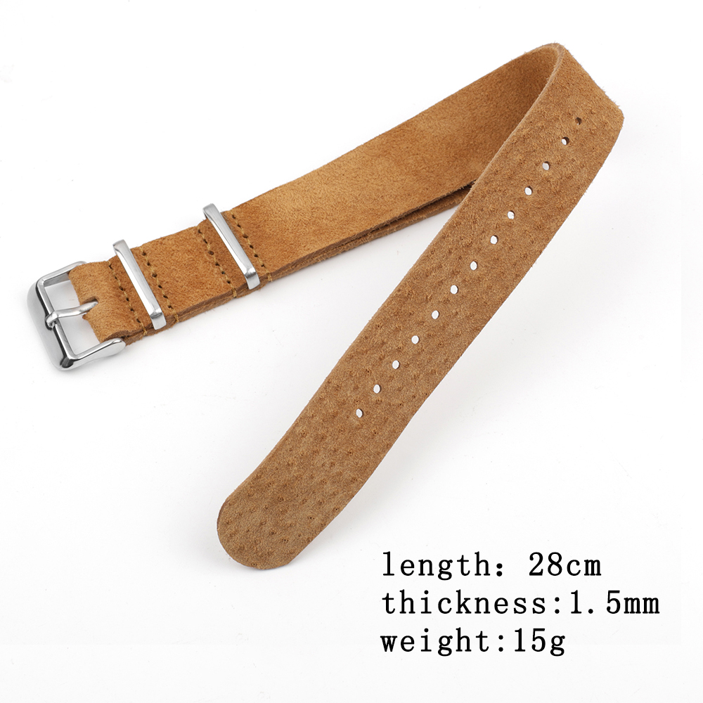 Zachte retro suède lederen ban - Suede Strap Watch recensie en prijs