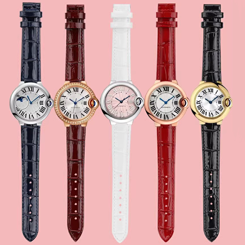 Helder Lederen Horlogeband Voo - Cartier Watch Ballon Bleu recensie en prijs